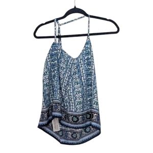 Hollister Embroidered Graphic Tank, Size Small